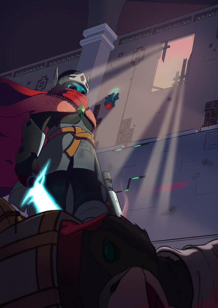 Fall of the Zealous (Hyper Light Drifter fan art)